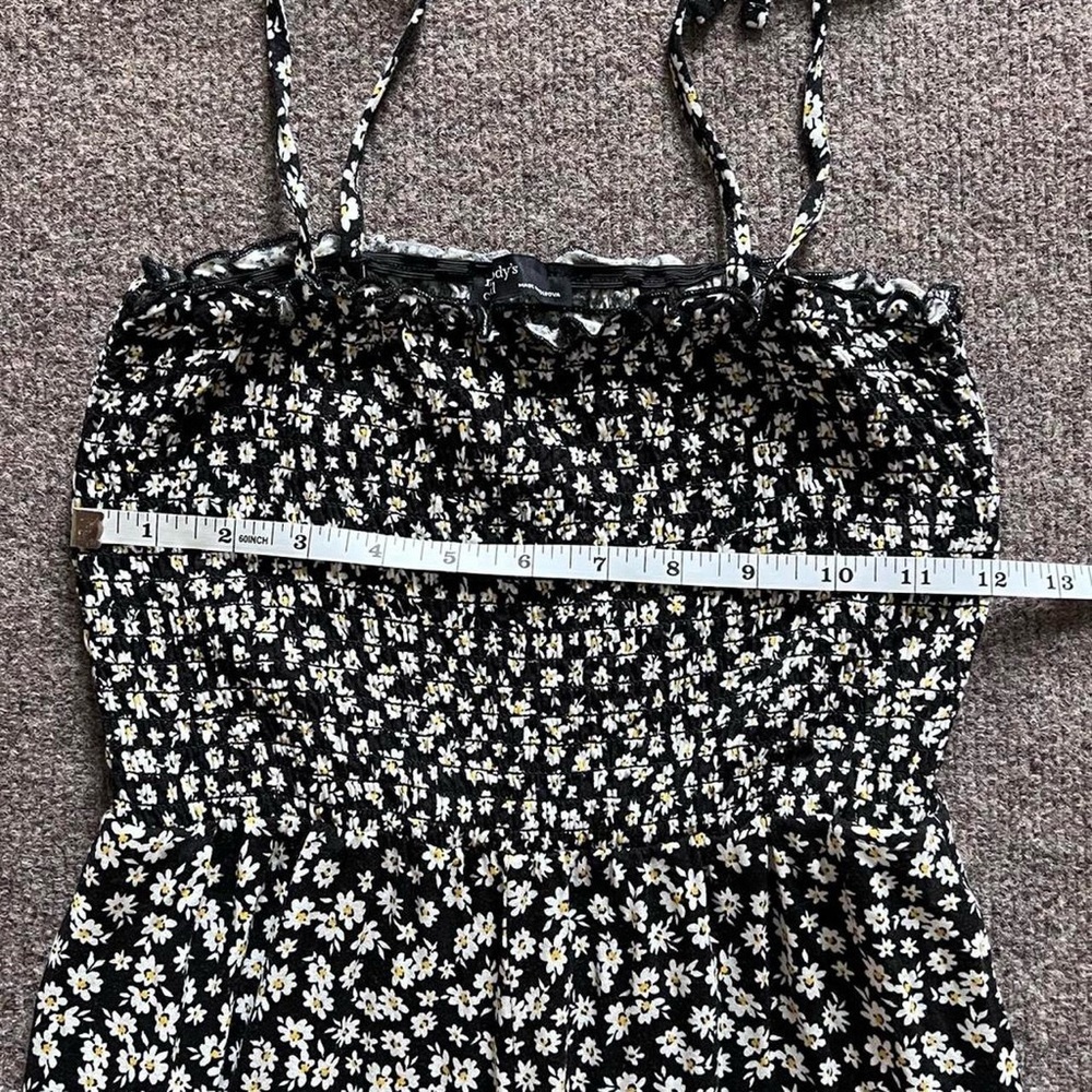 Nobody's Child Wide Leg Floral Pattern Spaghetti Strap Jumpsuit Romper Women’s 2 - Picture 5 of 8